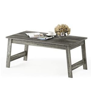 Furinno Beginning Coffee Table, French Oak Grey , 19.45D x 35.59W x 15.63H in