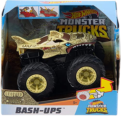 HOT WHEELS MONSTER TRUCKS 1:43 BASH-UPS AST Vehicle