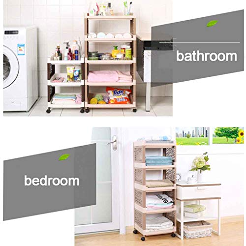 Bathroom Shelf Bathroom Floor Standing Storage Bathroom Shelf Organizer Storage Rack Corner Shelf Organization Utility Rack for Home Kitchen Living Room Roscloud@ (Color : White, Size : 3-Tier Big)