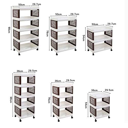 Bathroom Shelf Bathroom Floor Standing Storage Bathroom Shelf Organizer Storage Rack Corner Shelf Organization Utility Rack for Home Kitchen Living Room Roscloud@ (Color : White, Size : 3-Tier Big)