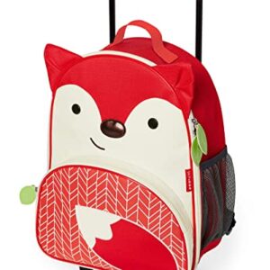 Skip Hop Kids Rolling Backpack, Zoo, Fox