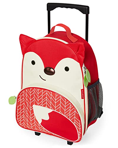 Skip Hop Kids Rolling Backpack, Zoo, Fox