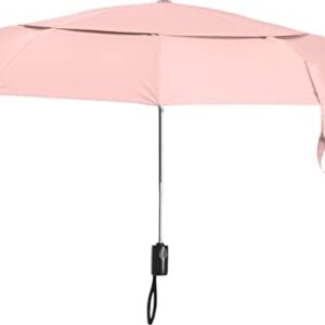 Coolibar UPF 50+ 42 Inch Sodalis Travel Umbrella - Sun Protective (One Size- Light Rose)