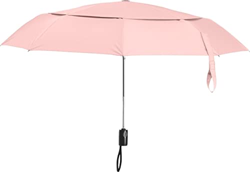 Coolibar UPF 50+ 42 Inch Sodalis Travel Umbrella - Sun Protective (One Size- Light Rose)