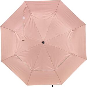Coolibar UPF 50+ 42 Inch Sodalis Travel Umbrella - Sun Protective (One Size- Light Rose)