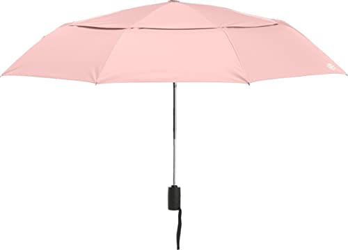 Coolibar UPF 50+ 42 Inch Sodalis Travel Umbrella - Sun Protective (One Size- Light Rose)