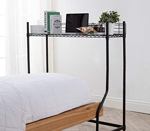 DormCo Suprima Mini Over The Bed Shelf Supreme - Black