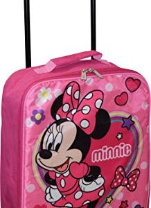 Disney Junior Minnie Mouse 15" Collapsible Wheeled Pilot Case - Rolling Luggage