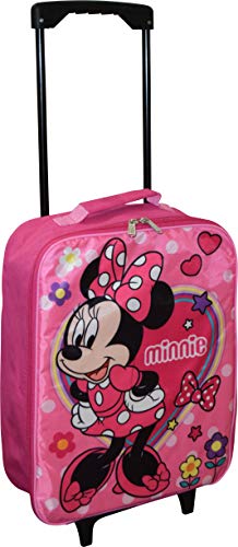 Disney Junior Minnie Mouse 15" Collapsible Wheeled Pilot Case - Rolling Luggage