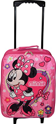 Disney Junior Minnie Mouse 15" Collapsible Wheeled Pilot Case - Rolling Luggage