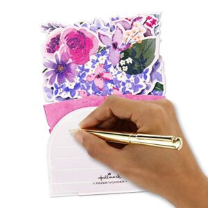 Hallmark Paper Wonder Mothers Day Pop Up Card (Purple Flower Bouquet, Beautiful in Every Way)
