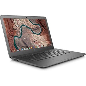HP Chromebook 14-ca061dx, 14-inch HD Touchscreen Laptop Notebook, Intel Celeron N3350 Intel HD Graphics 500 4GB RAM 32GB Computer Storage, Chalkboard Gray (Renewed)