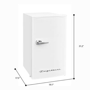 FRIGIDAIRE EFR331-WHITE 3.2 Cu ft Eraser Board Mini Compact Dorm Fridge (White)