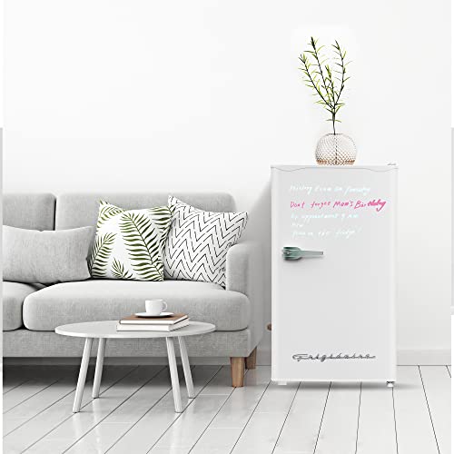 FRIGIDAIRE EFR331-WHITE 3.2 Cu ft Eraser Board Mini Compact Dorm Fridge (White)