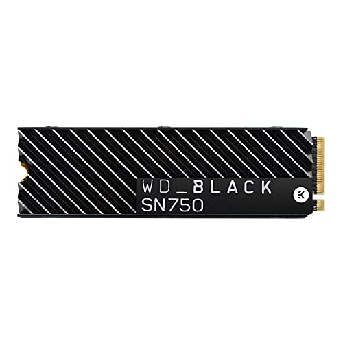 WD_BLACK 2TB SN750 NVMe Internal Gaming SSD Solid State Drive with Heatsink - Gen3 PCIe, M.2 2280, 3D NAND, Up to 3,400 MB/s - WDS200T3XHC