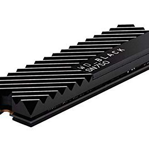 WD_BLACK 2TB SN750 NVMe Internal Gaming SSD Solid State Drive with Heatsink - Gen3 PCIe, M.2 2280, 3D NAND, Up to 3,400 MB/s - WDS200T3XHC