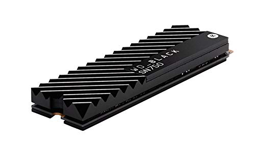 WD_BLACK 2TB SN750 NVMe Internal Gaming SSD Solid State Drive with Heatsink - Gen3 PCIe, M.2 2280, 3D NAND, Up to 3,400 MB/s - WDS200T3XHC
