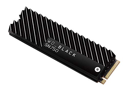 WD_BLACK 2TB SN750 NVMe Internal Gaming SSD Solid State Drive with Heatsink - Gen3 PCIe, M.2 2280, 3D NAND, Up to 3,400 MB/s - WDS200T3XHC