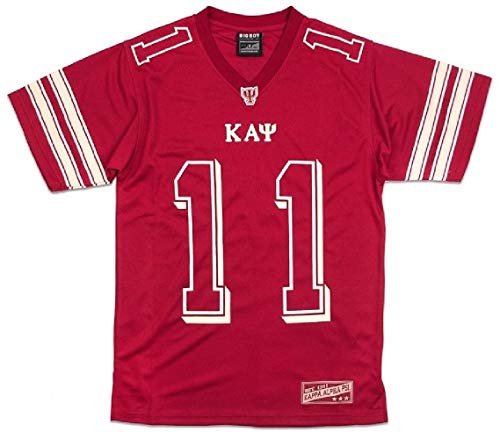 Kappa Alpha Psi Jersey Tee Shirt [3XL] Red