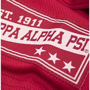 Kappa Alpha Psi Jersey Tee Shirt [3XL] Red