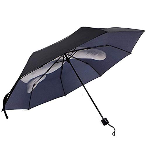 TIHOOD Funny Folding Middle Finger Umbrella Creative Gift for Man/Women