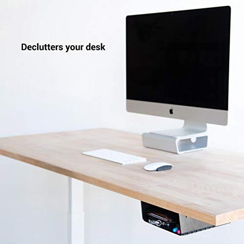 Elevation Lab Elevation Shelf - Under Desk Storage Shelf/Desk Organizer | for Adjustable Stand Up Desks, Workstations, Gaming, Desk Accessories