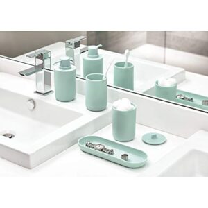 iDesign Cade Bathroom Accessories, Soft Aqua