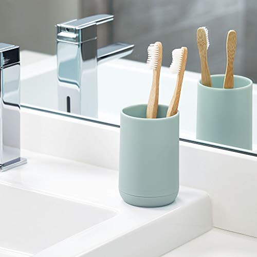 iDesign Cade Bathroom Accessories, Soft Aqua