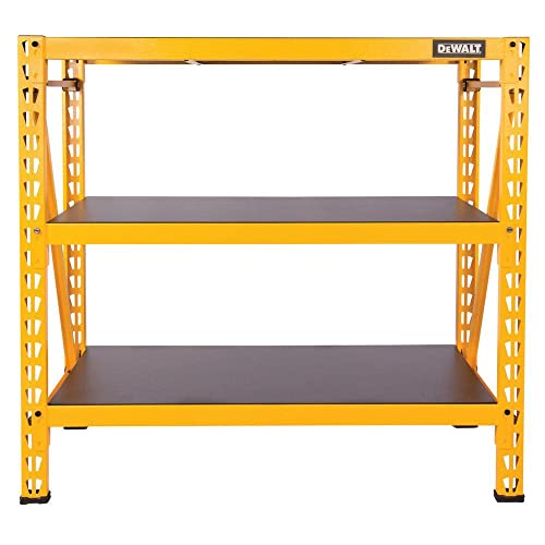 DEWALT 4-Foot Tall, 3-Shelf Industrial Workshop/Garage Storage Rack, Total Capacity: 4,500 lbs.