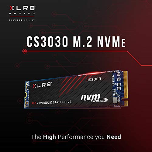 PNY XLR8 CS3030 2TB M.2 PCIe NVMe Gen3 x4 Internal Solid State Drive (SSD), Read up to 3,500 - M280CS3030-2TB-RB
