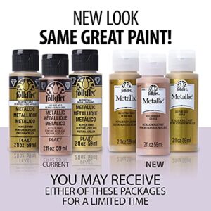 FolkArt Metallic Paint, Jade Shimmer, 2 fl oz