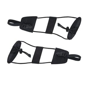 easy bag bungee straps adjustable belt - 2 pack