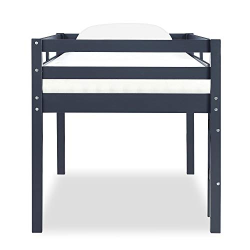 DHP Milton Junior Twin Loft Bed, Blue