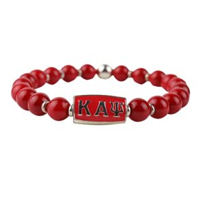 kappa alpha psi fraternity stretch bead bracelet