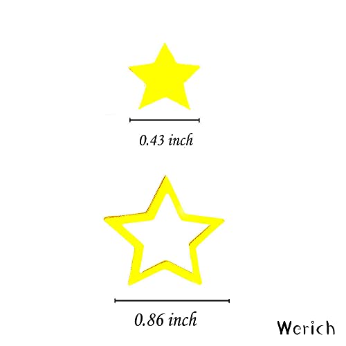 Werich Star Confetti Merry Christmas Max Party Gold Table Confetti Birthday Baby Showe Wedding Metallic Foil Stars for Party Bridal Shower Festival Theme Party Decorations Supplies