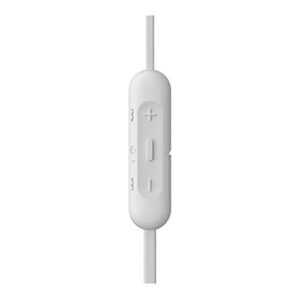 Sony WI-C310 Wireless in-Ear Headphones, White (WIC310/W) with Hard Shell Earphone Case Bundle