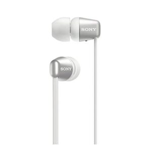 Sony WI-C310 Wireless in-Ear Headphones, White (WIC310/W) with Hard Shell Earphone Case Bundle