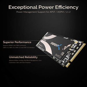 SABRENT 1TB Rocket Nvme PCIe 4.0 M.2 2280 Internal SSD Maximum Performance Solid State Drive (Latest Version) (SB-ROCKET-NVMe4-1TB).