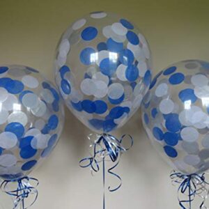 1 inch Tissue Paper Confetti 5000 pcs Circle Confetti Wedding & Birthday Party Decoration Royal Blue