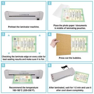 Koala Hot Thermal Laminating Pouches 5 mil 11.5x17.5 Inches Clear Laminating Sheets for Seal 11x17 Inches Photos and Documents 50 Sheets