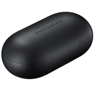 Samsung Galaxy Buds 2019, Bluetooth True Wireless Earbuds (Wireless Charging Case Included), Black - International Version, No Warranty (Buds + Fast Wireless Charging Pad Bundle, Black)