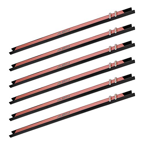 ABN Magnetic Tool Strip Set – 18 Inch Magnetic Tool Bar Garage Organizer Tool Storage Rack, 6 Pack Large Magnet Bars