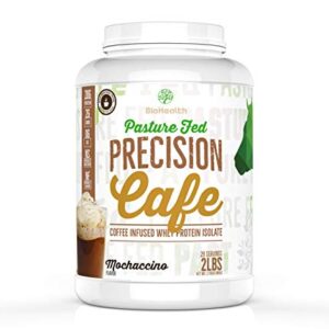 Precision ISO Mochaccino (2lb) | Premium Pasture Fed Whey Protein Isolate with Caffeine