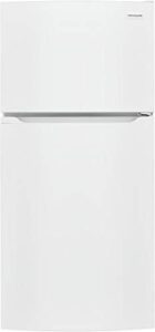frigidaire fftr1425vw 28" top freezer refrigerator with 13.9 cu. ft. capacity, eventemp cooling system, humidity controlled crisper drawer, auto close doors, ada compliant, in white
