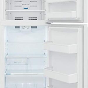 Frigidaire FFTR1425VW 28" Top Freezer Refrigerator with 13.9 cu. ft. Capacity, EvenTemp Cooling System, Humidity Controlled Crisper Drawer, Auto Close Doors, ADA Compliant, in White