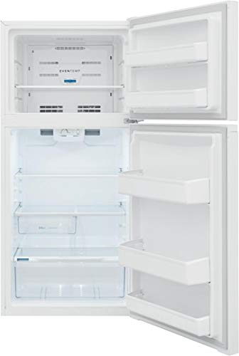 Frigidaire FFTR1425VW 28" Top Freezer Refrigerator with 13.9 cu. ft. Capacity, EvenTemp Cooling System, Humidity Controlled Crisper Drawer, Auto Close Doors, ADA Compliant, in White