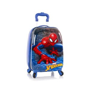marvel spiderman hardside spinner luggage for kids - 18 inch (spider-man)