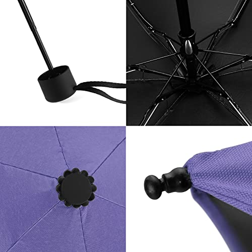 Yoobure Small Mini Umbrella with Case Light Compact Design Perfect for Travel Lightweight Portable Parasol Outdoor Sun&Rain Umbrellas