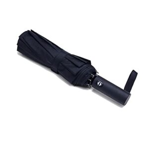 pffy travel compact umbrella windproof lightweight automatic strong and portable small folding collapsible umbrellas for rain - men and women navyblack