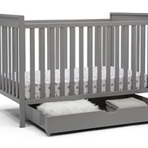 Delta Children Under Crib Roll-Out Storage - Greenguard Gold Certified, Grey